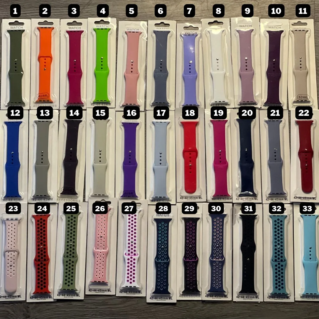 Watch Silicone Band Strap - 5