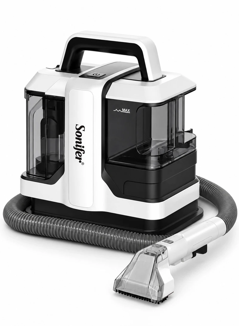 Wet & Dry Portable Carpet Vacuum Cleaner With Dual Brush Heads & Strong Suction