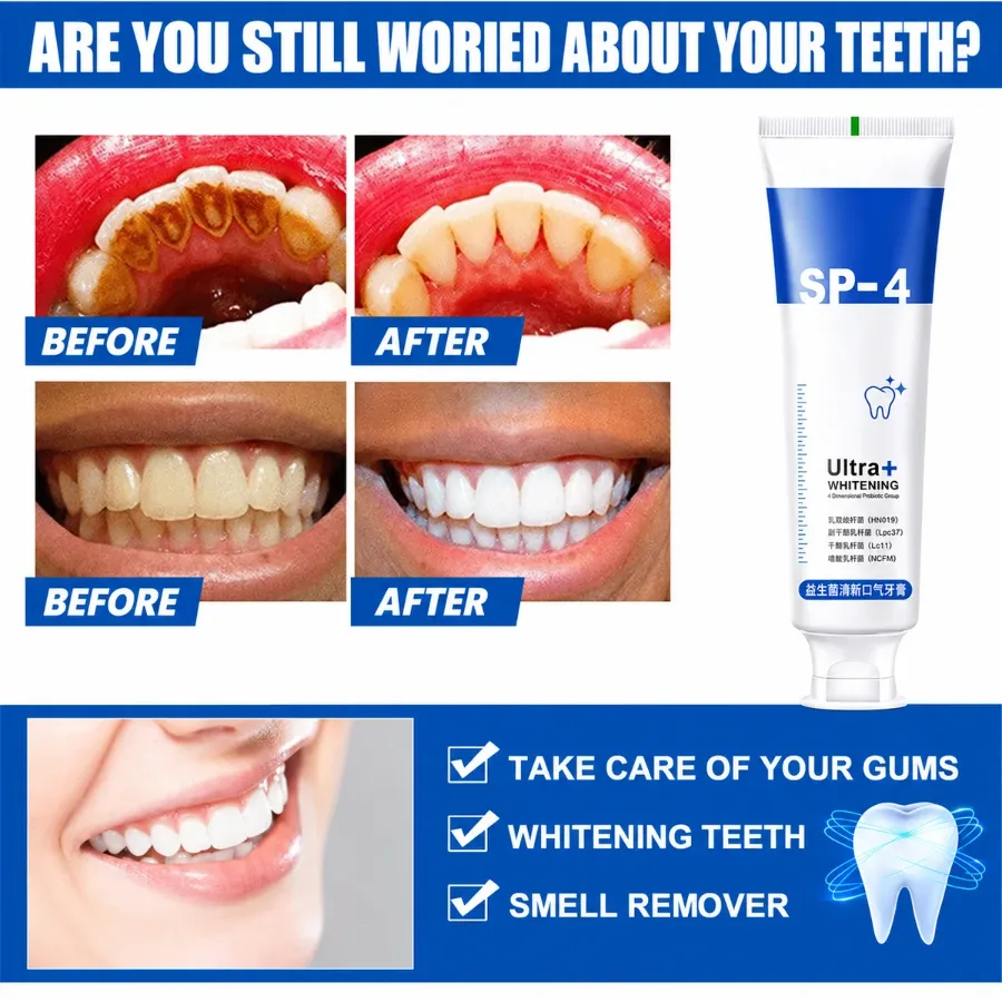 Ultra+ Whitening Toothpaste Brightening & Stain Removal β photo 4