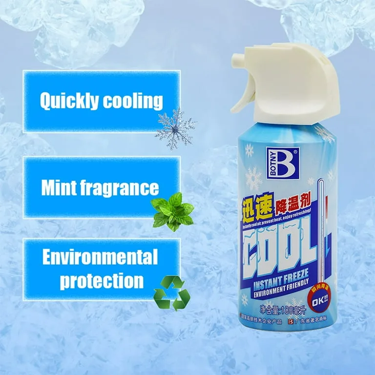 Instant Cooling Spray – 180ml Cool Ice Dry Spray, Fast-Acting Car & Body Cooling Mist, Spray for Summer Heat Relief - Default Title — photo 2