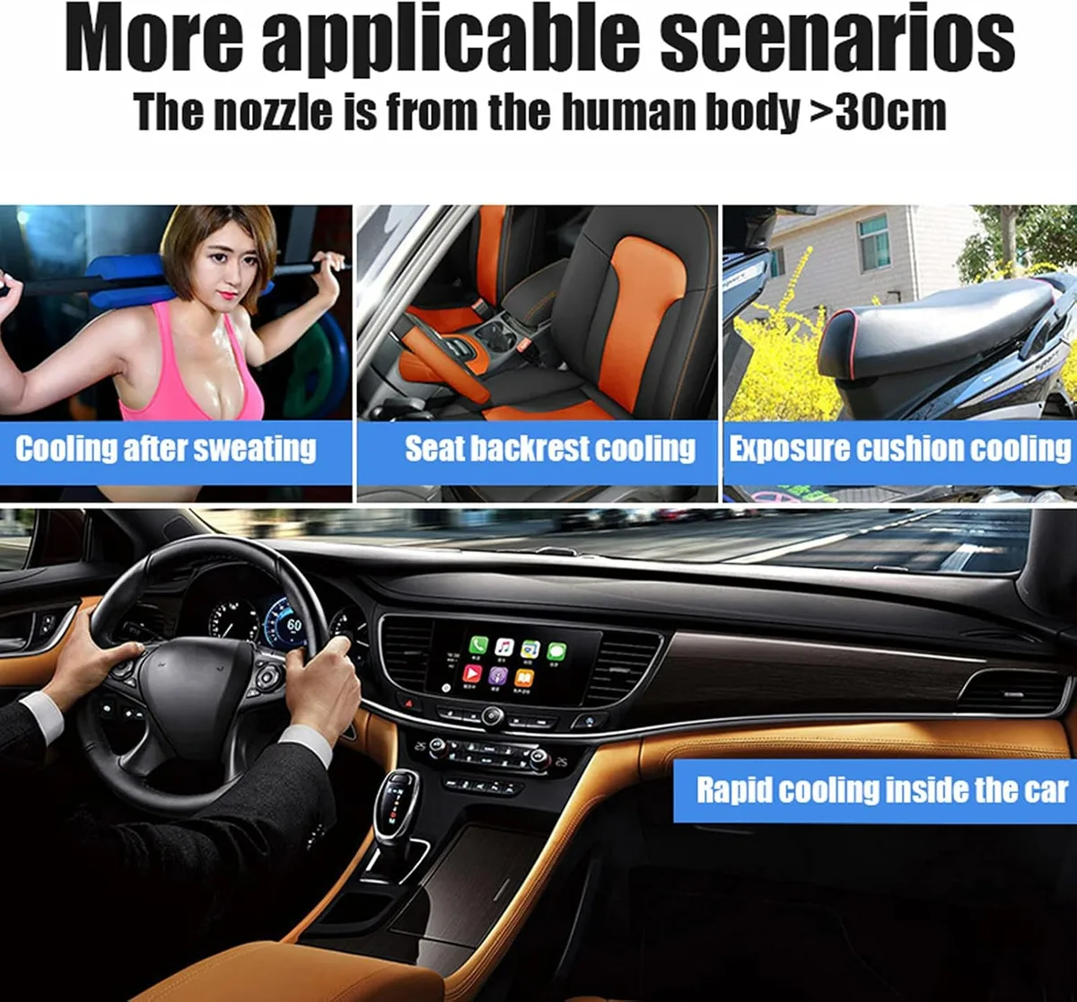 Instant Cooling Spray – 180ml Cool Ice Dry Spray, Fast-Acting Car & Body Cooling Mist, Spray for Summer Heat Relief - Default Title — photo 5