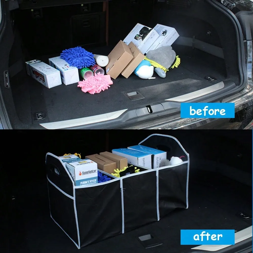 Car Organiser Folding Box Storage Picnic Basket Organizer β photo 2