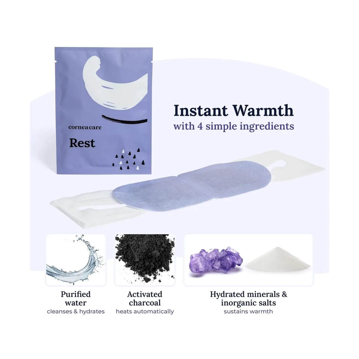 Corneacare Self Heating Warm Compress for Eyes HSA/FSA APPROVED - 20 Pcs (35% OFF) β photo 3
