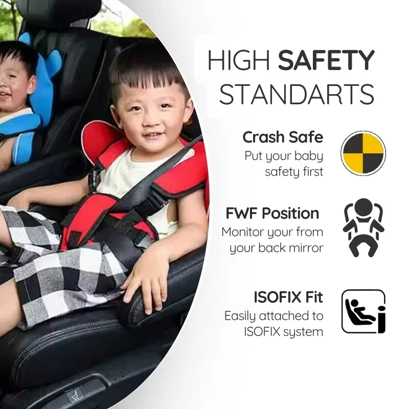 Child Baby Car Protection Cushion Seat Bear - Pink β photo 2