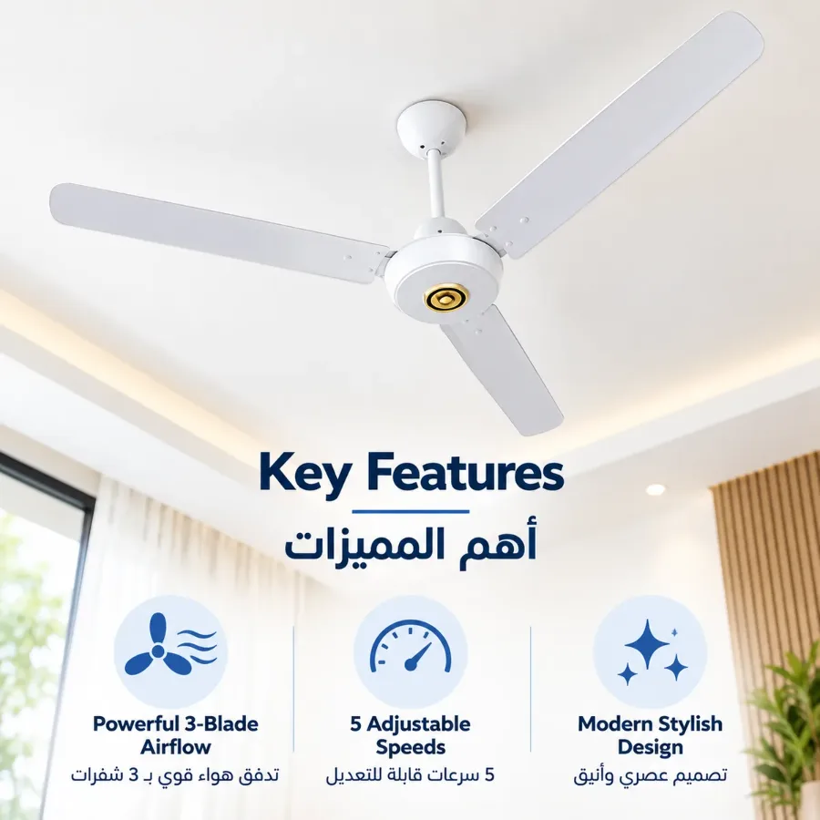 Ceiling Fan 56 Inch β photo 2