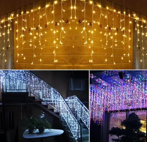 Lights On Rope 9 Meter 300 Led Light Transparent Line Christmas - 9 Meter 300 Led Light Warm