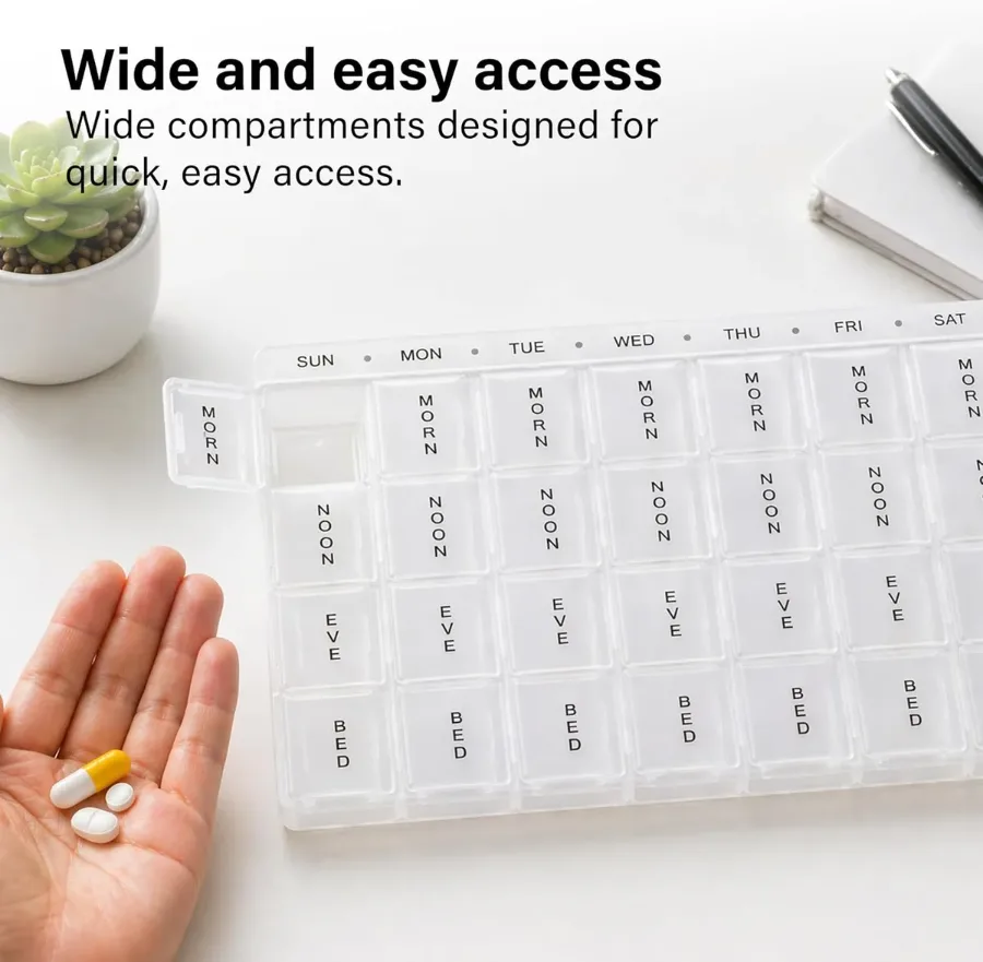 7 days clear pill organizer β photo 2