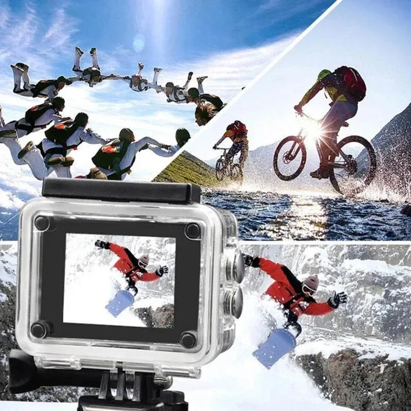 HD Waterproof Sport Action Camera 1080P/60FPS WiFi 2.0" 170D - Black — photo 6