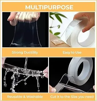 Multifunction Nano Magic Double Tape - 2cm x 300cm β photo 5