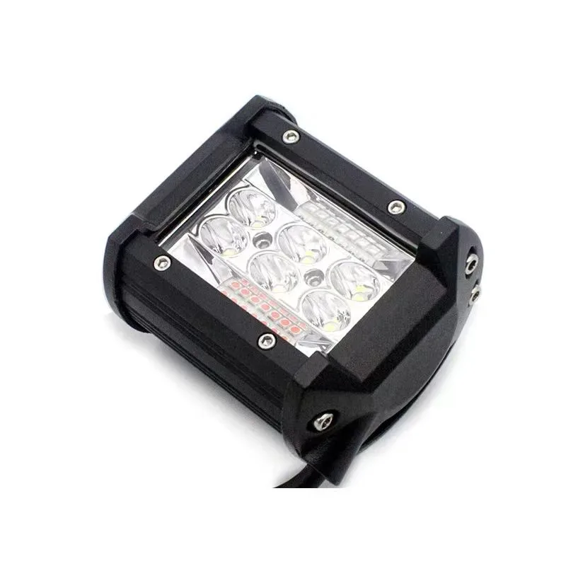 84W Led Police Flash Light 24V With 3 Colors - White Led β photo 4