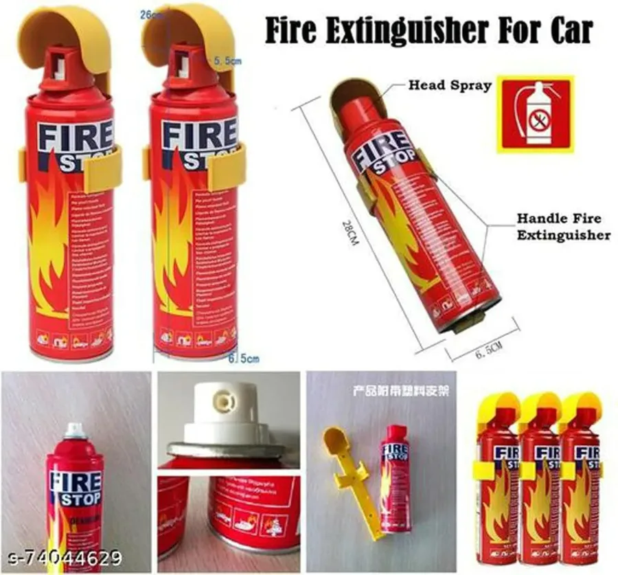 Fire Extinguisher Spray with Stand for Car and Home Use | Fire Stop Aluminium Spray - 500 ML — photo 6