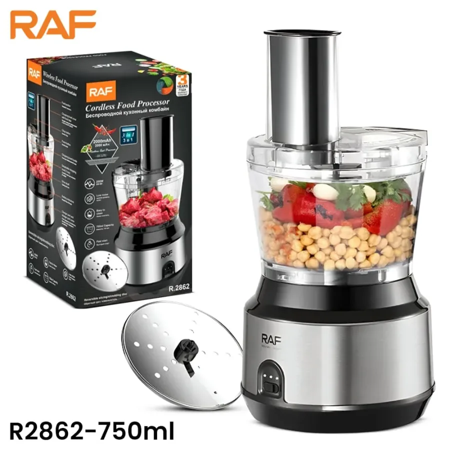 Raf Food Processor - R2862 - CORDLESS 200W — photo 2