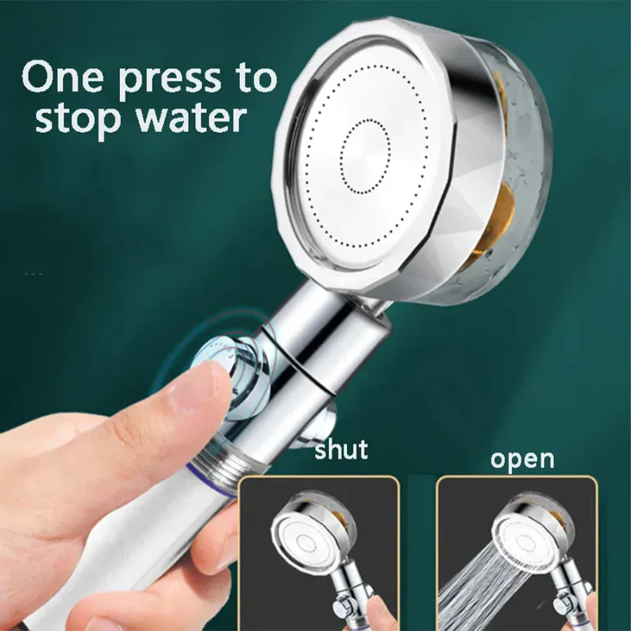 Shower Head High Pressure With Filter - 1 Piece β photo 3