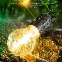 Portable Camping Lamp 600mAh LED with Hanging Portable Lighting Type C Charging Waterproof - T02 β photo 5