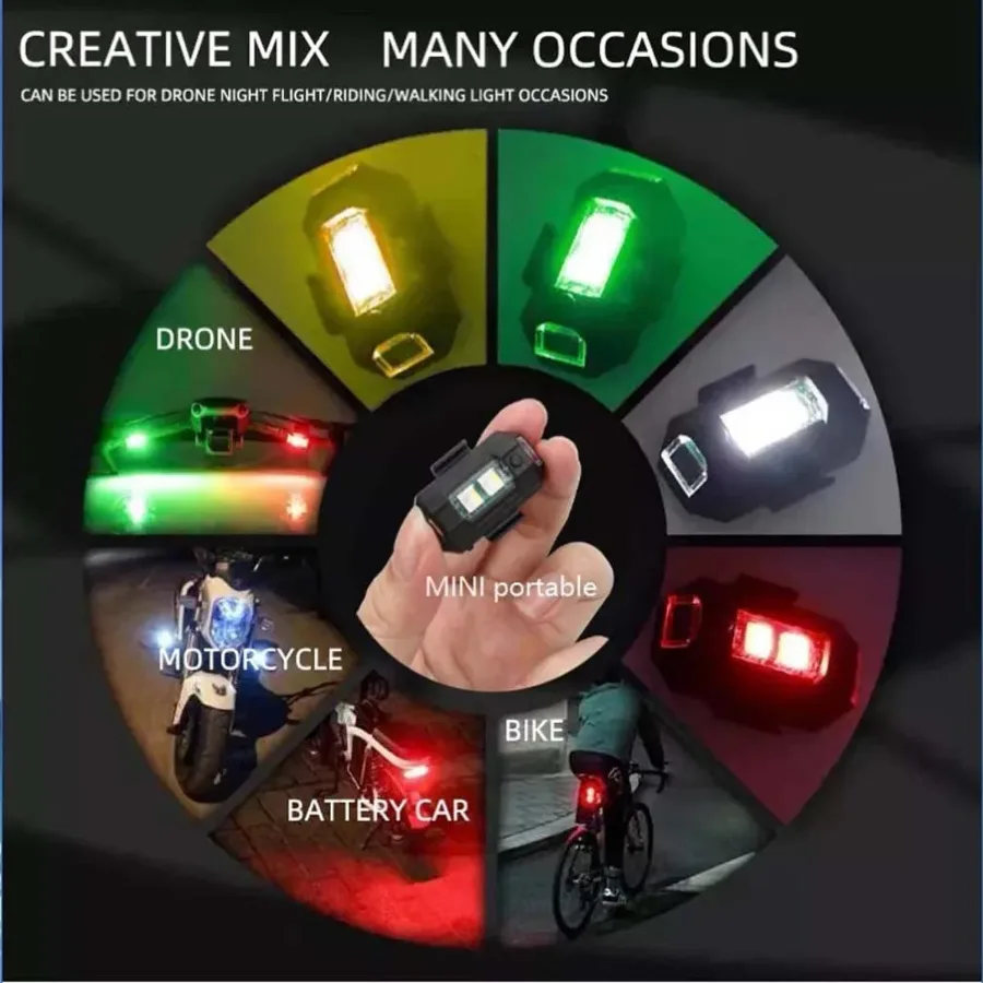 Car Strobe Lights USB Charging Emergency Lights - 1 Piece β photo 3