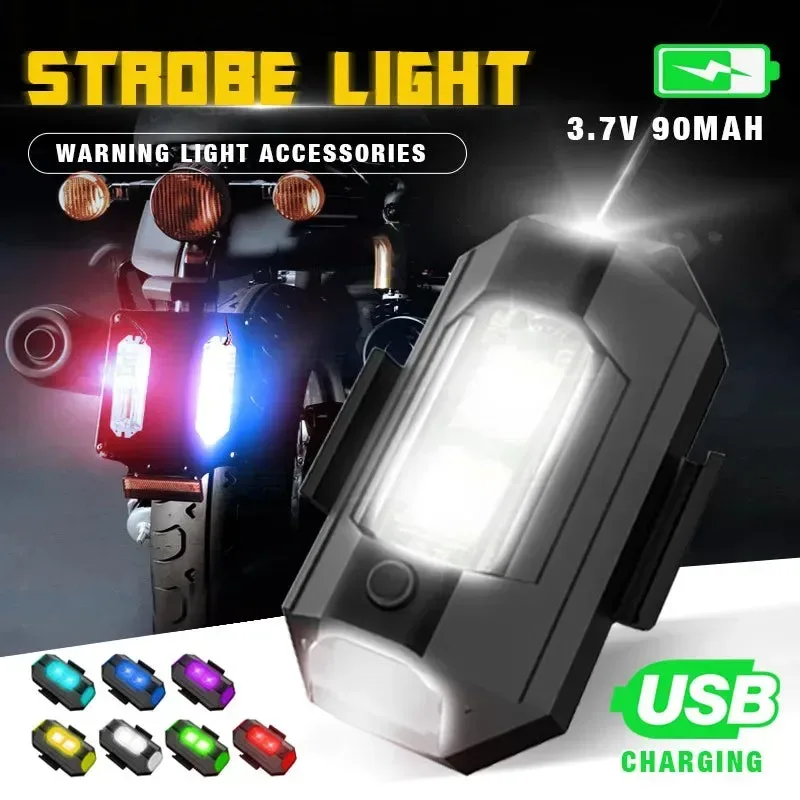 Car Strobe Lights USB Charging Emergency Lights - 1 Piece