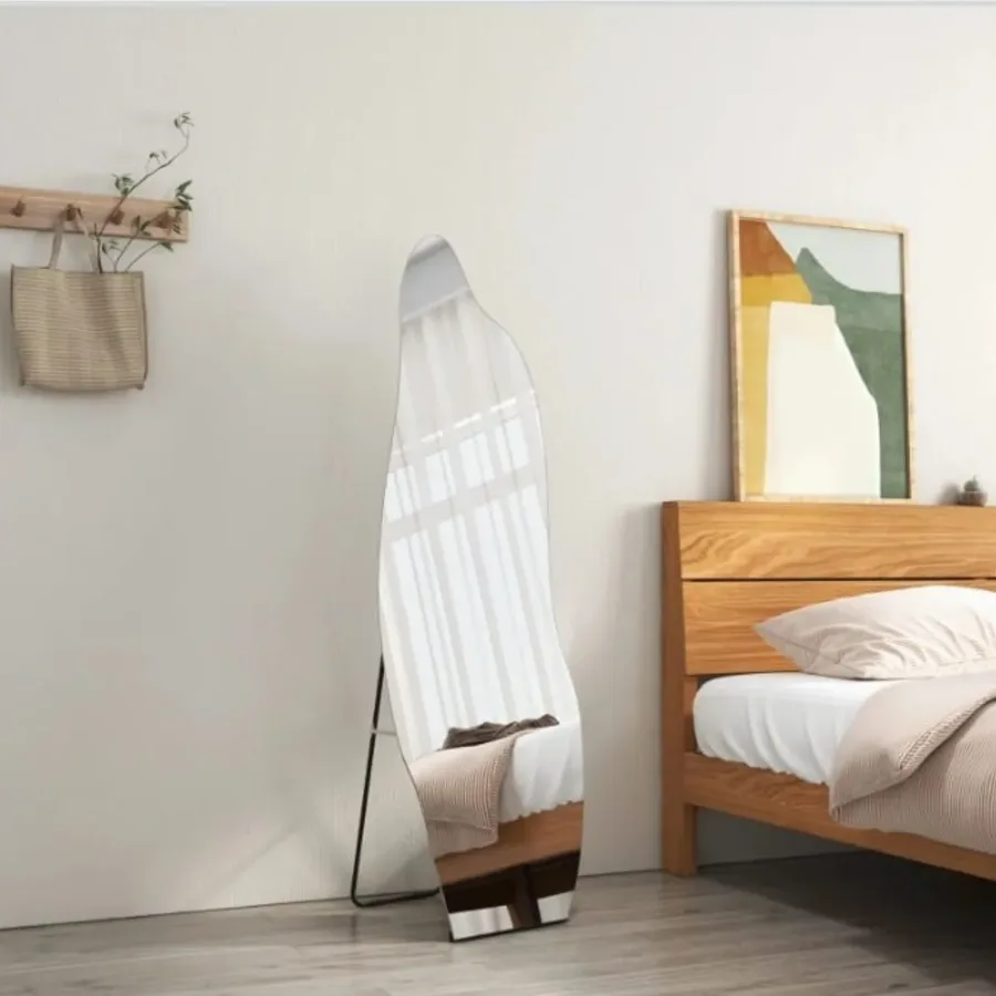 Mirror Standing Hanging Leaning Wall Bedroom - K-190-black — photo 5