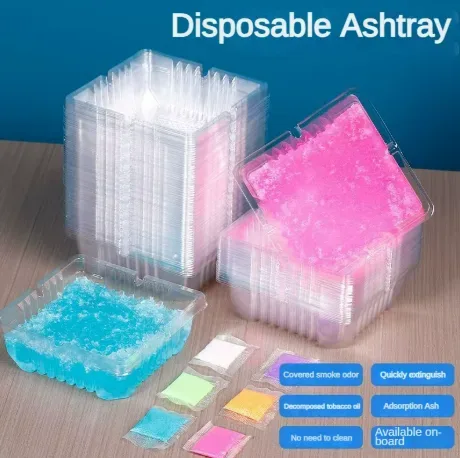 Disposable Ashtrays with Water Sands Gel - 1 piece β photo 5