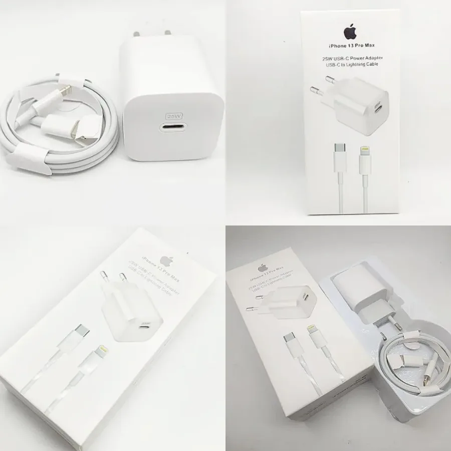 25W PD Adapter Charger USB-C to Lightning Cable For iPhone - USB-C to C β photo 2
