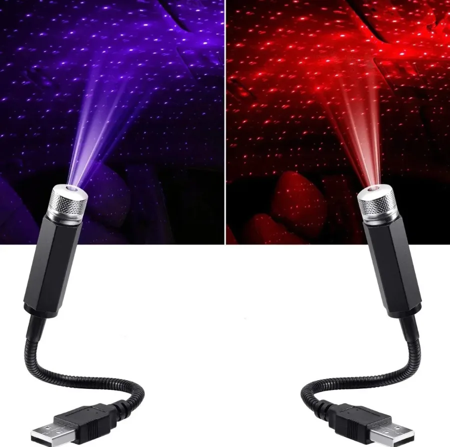 Car Roof Laser Star USB Light - Red Laser — photo 2