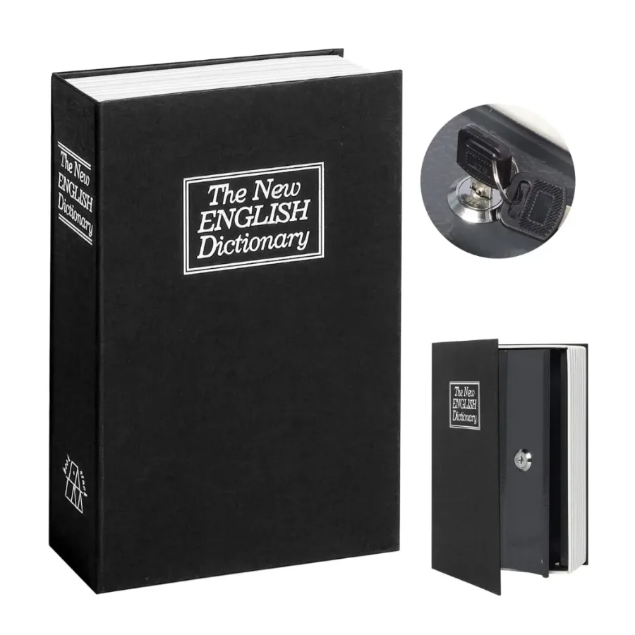 Dictionary Book Hidden Money Box - Navy blue Small — photo 9
