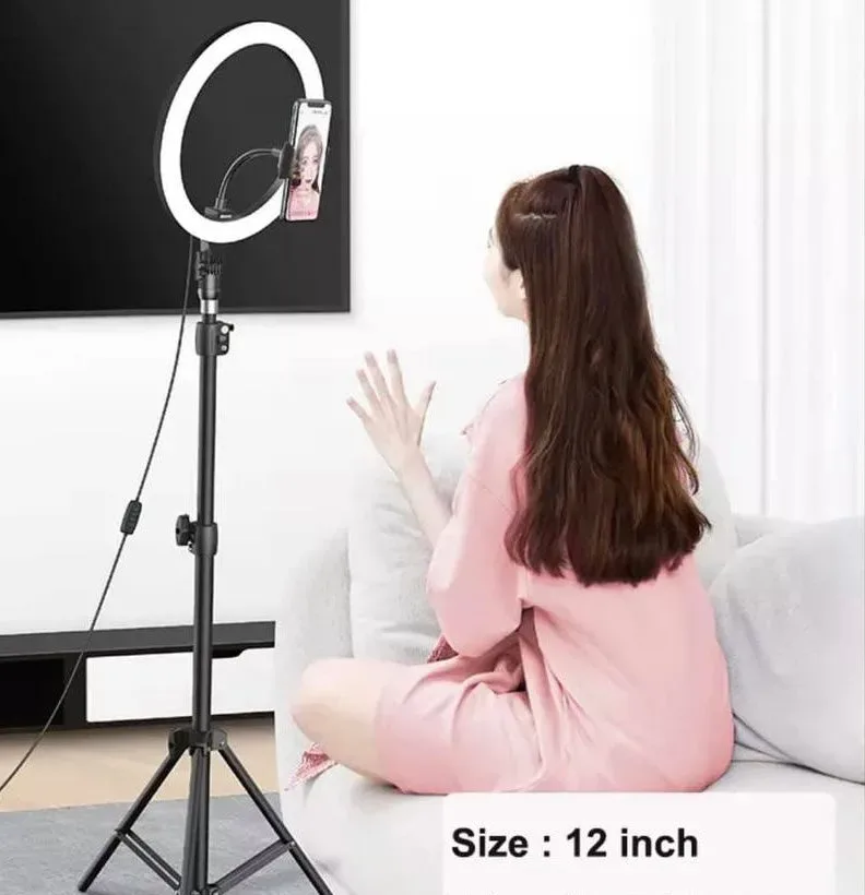 Ring Light With All Sizes 26cm 30cm 33cm 36cm 46cm With Tripod - 26cm With 20cm Tripod — photo 5