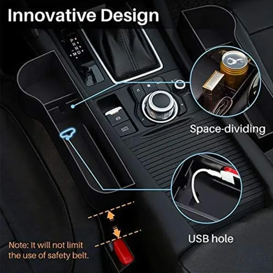 Car Seat Organiser with Cup Holder - Right Side — photo 2
