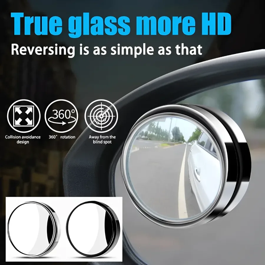 Blind Spot Driving Mirrors 5.8cm - Black β photo 2