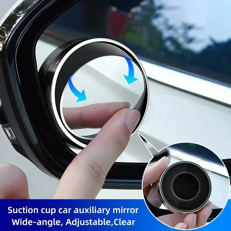 Blind Spot Driving Mirrors 5.8cm - Black — photo 3