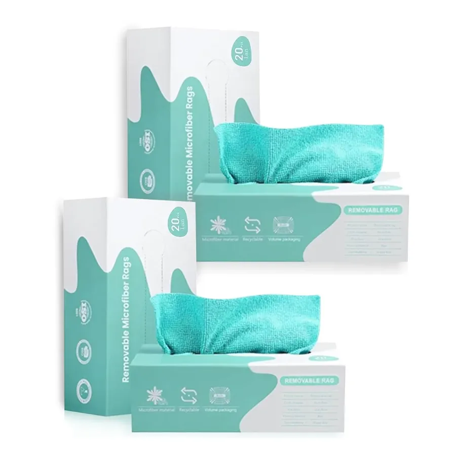 20 Pcs Microfiber Towel Reusable Magic Cleaning Cloth, Washable Multi-Use Cleaning Wipes - 1 Pcs