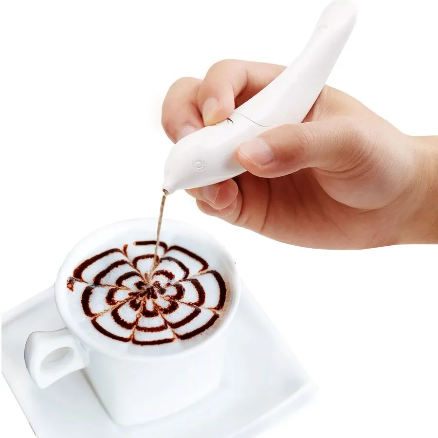 Spice Pen for Electrical Coffee Art for Latte - Red — photo 4