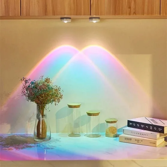 Sphere Lights Bedroom Decor Lights Touch Sunset Lamp - Warm white light β photo 7
