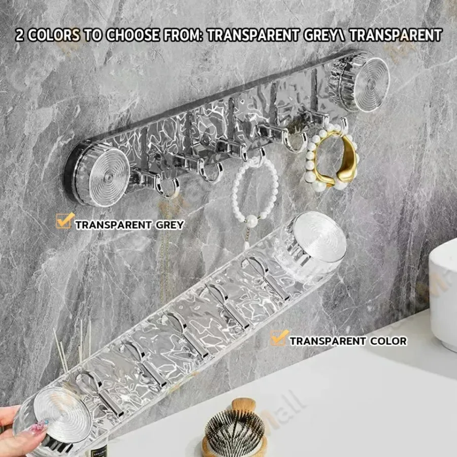 Suction Cup Hook Rack - 1 Piece β photo 3