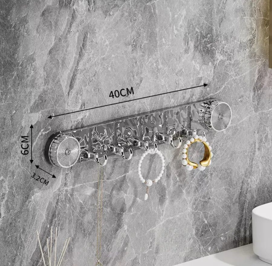Suction Cup Hook Rack - 1 Piece β photo 4