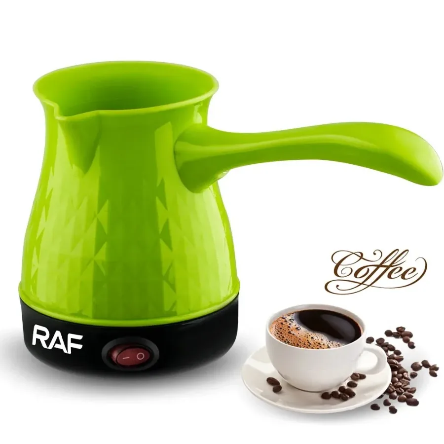 Raf Electric Coffee Pot Maker Kettle R126 Turkish Coffee - Green