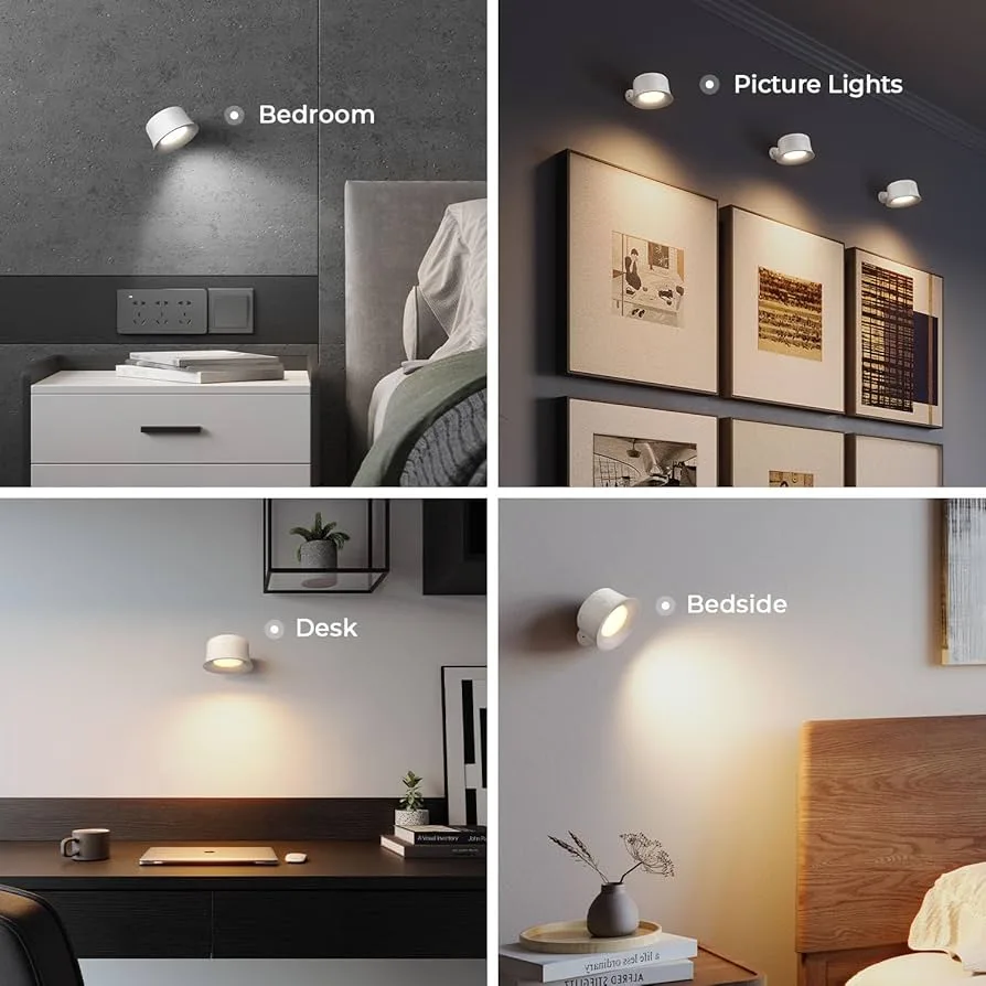 The LED Wall Lamp 3 colors - white — photo 2