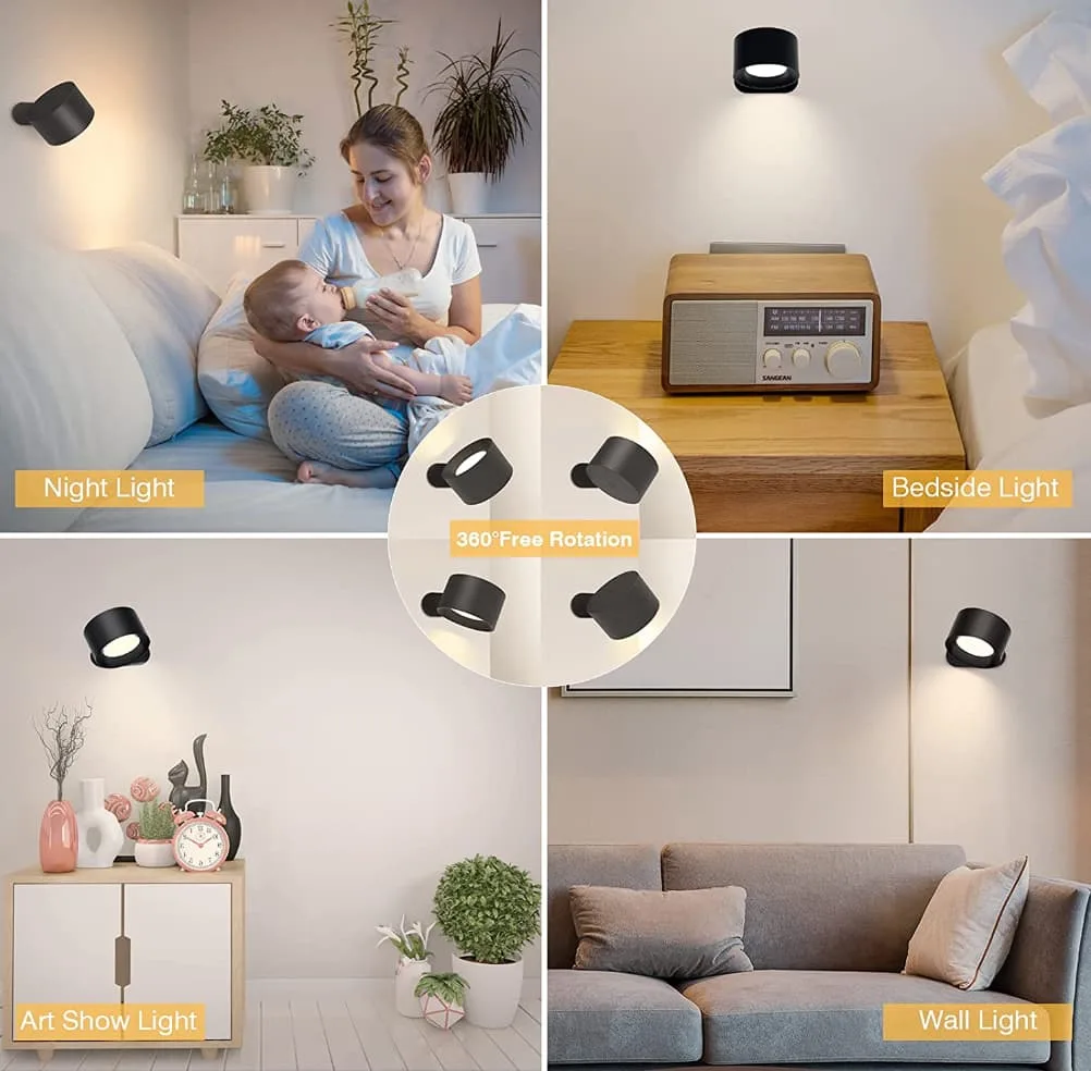 The LED Wall Lamp 3 colors - white β photo 6