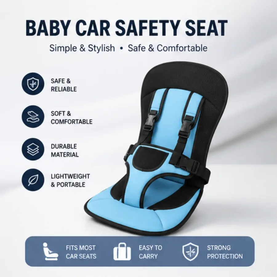Baby Car Protection Cushion Seat Child - Blue — photo 2
