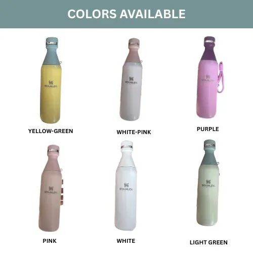 STANLEY With Hang Rope The All Day Slim Bottle 600 ml - Yellow-Green β photo 7