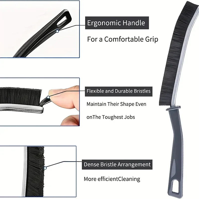 Long-Handle Gap Cleaning Brush – Durable Hard-Bristle Brush - 1 Piece — photo 4