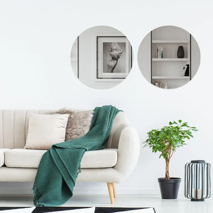 Acrylic Mirrors Self Adhesive Non Glass Mirror 30*40 cm - Square style - 1 pcs — photo 2
