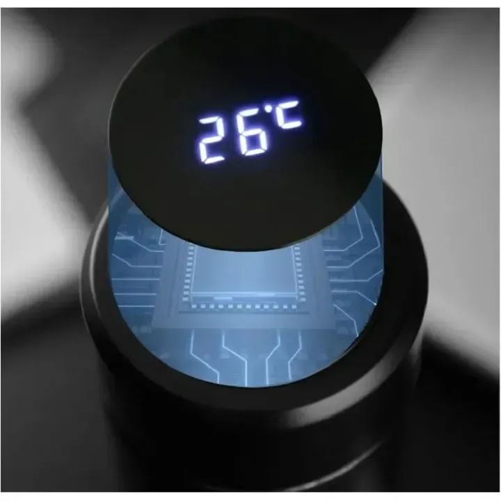 Temperature Display Vacuum Insulated Water Bottle Thermos - Pink β photo 4