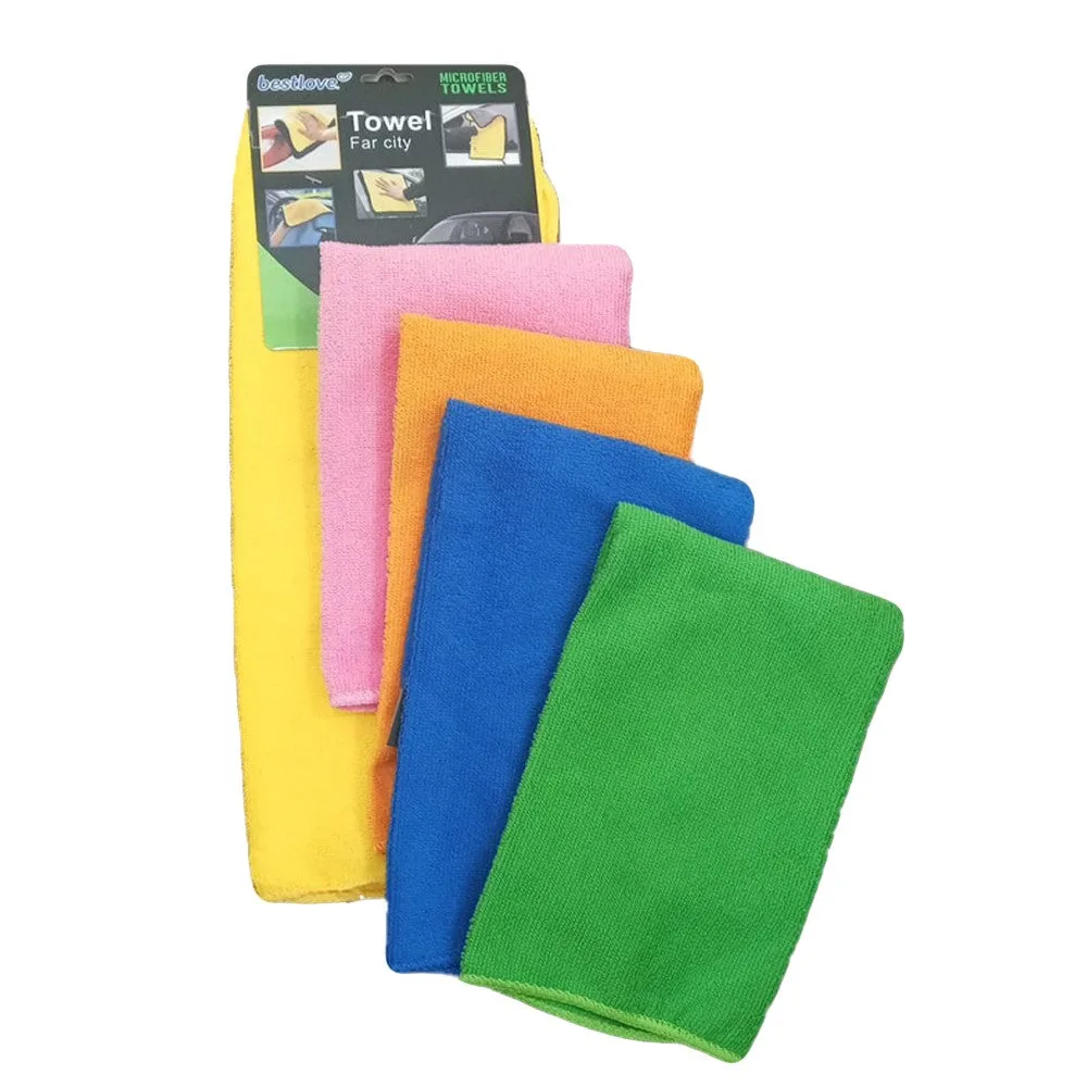 Microfiber Towels For Cleaning And Drying - Green
