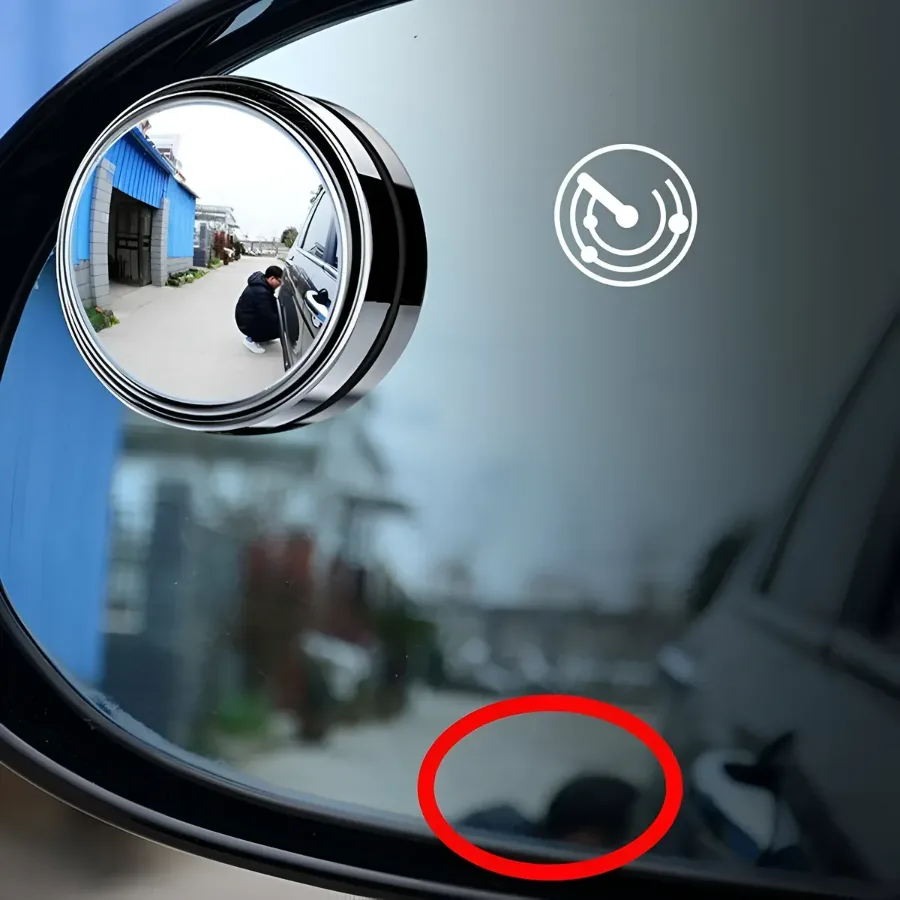 Blind Spot Driving Mirrors 5.8cm - White β photo 4