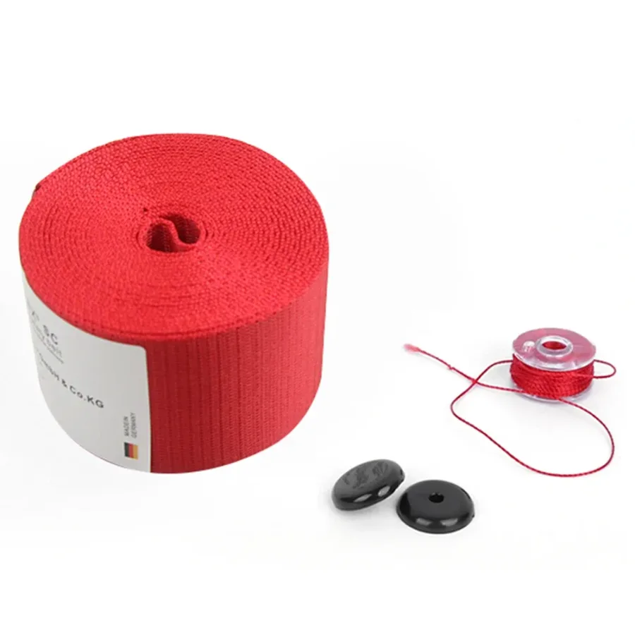 3.6 meters/roll Car Seat Belt Adjustment High Strength Polyester Car Seat Belts Interior Car Accessories - white — photo 3