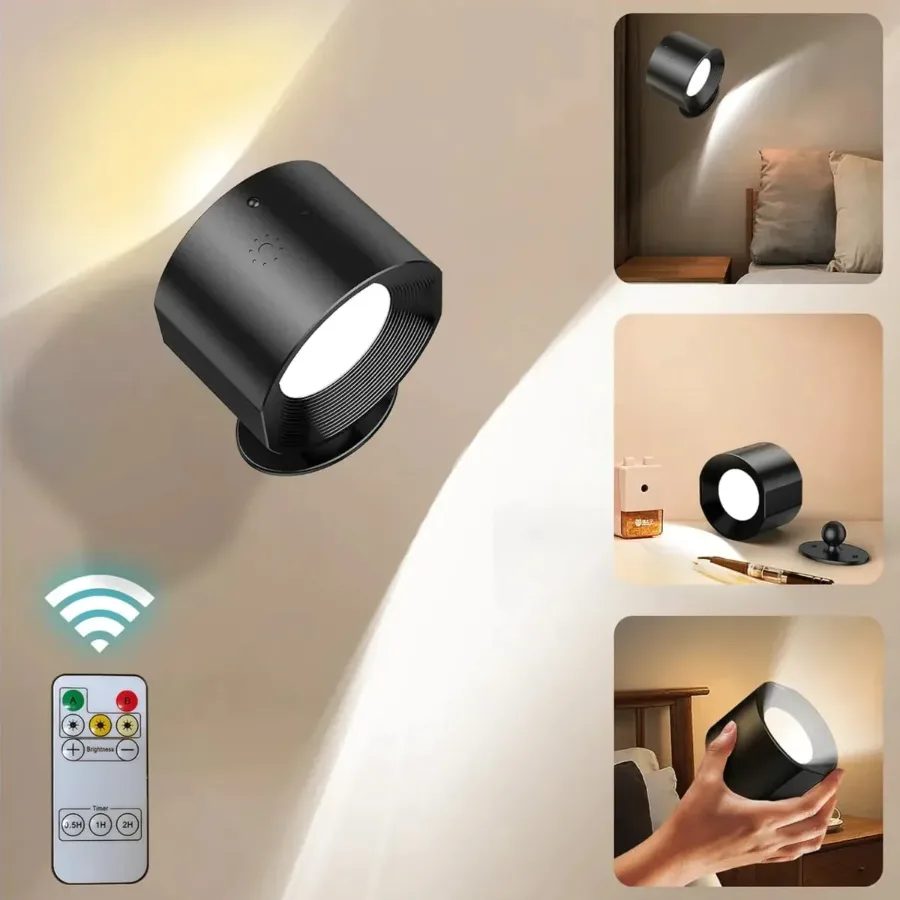 The LED Wall Lamp 3 colors - black β photo 3