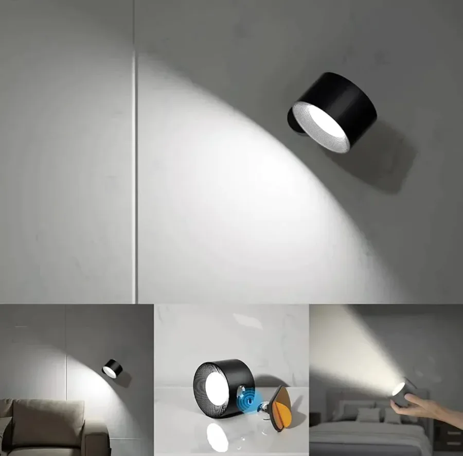 The LED Wall Lamp 3 colors - black β photo 4