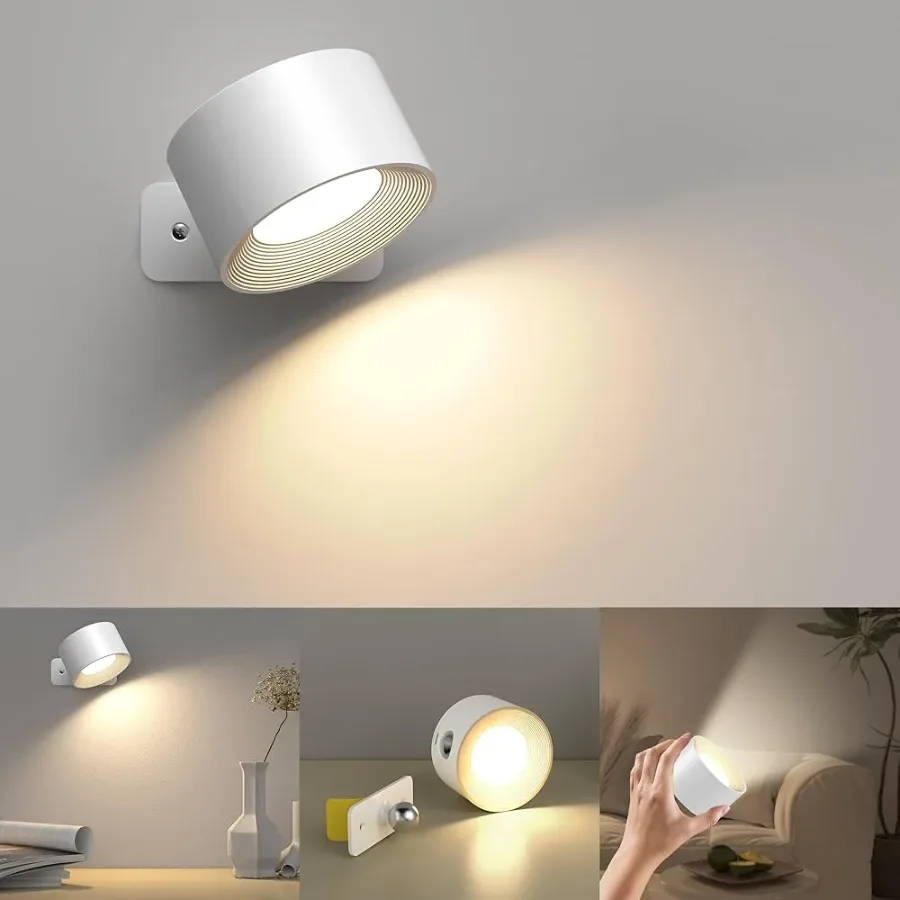 The LED Wall Lamp 3 colors - black
