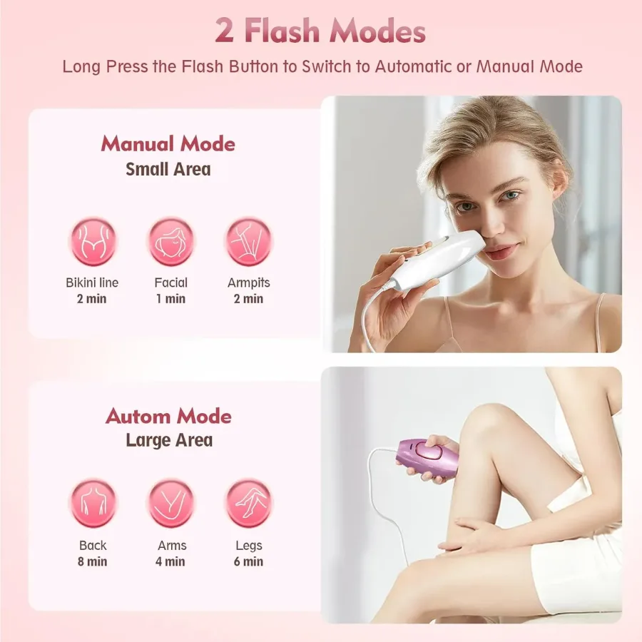 IPL Hair Removal Devices, Hair Removal, Laser Permanent Hair Removal, Laser Hair Remover, - White β photo 6