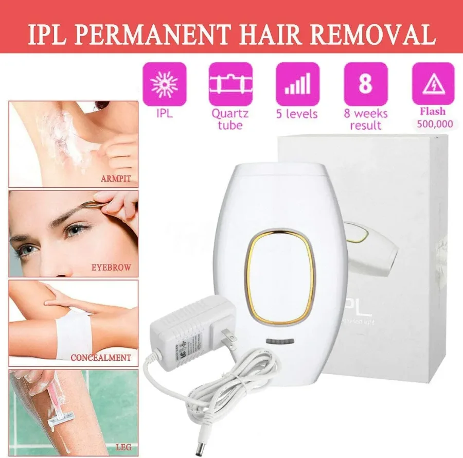 IPL Hair Removal Devices, Hair Removal, Laser Permanent Hair Removal, Laser Hair Remover, - Black β photo 9